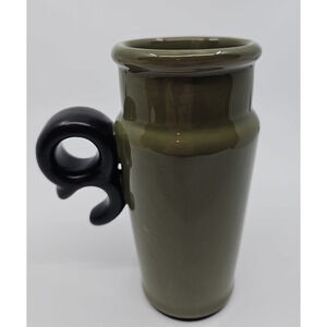 Vintage Otto Green Non Slip Travel Coffee Mug Bergschrund Seattle NIB Green